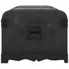 vidaXL Wooden Treasure Chest Large Black