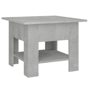 vidaXL Coffee Table Concrete Grey 55x55x42 cm Engineered Wood