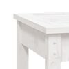 vidaXL 2-Seater Garden Bench White 203.5x44x45 cm Solid Wood Pine