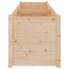 vidaXL Garden Planter 200x50x50 cm Solid Pinewood