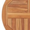 vidaXL Table Top Solid Teak Wood Round 2.5 cm 60 cm