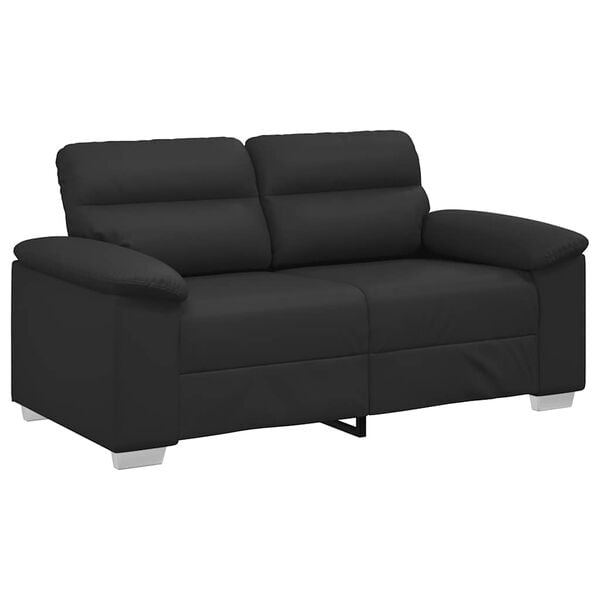 vidaXL 2-Seater Sofa&nbsp;Black 120 cm Faux Leather
