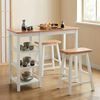 vidaXL Bar Set 3 Pieces MDF White