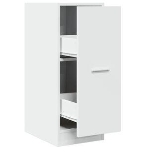 vidaXL Apothecary Cabinet White 30x41x77,5 cm Engineered Wood