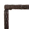 vidaXL 9 Piece Garden Bar Set Brown Poly Rattan