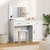 vidaXL Dressing Table 2 pcs White 40 x 41 x 75 cm Engineered wood