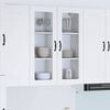 vidaXL Kitchen Wall Cabinet White 80 x 31 x 100 cm Engineered Wood
