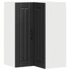 vidaXL Kitchen Cabinet Black 57 x 57 x 80 cm Engineered Wood