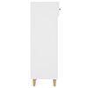 vidaXL Shoe Cabinet High Gloss White 30x35x105 cm Engineered Wood