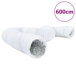 vidaXL Ventilation Duct Aluminium and PVC 6 m &Oslash;15 cm