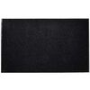 vidaXL Door Mat Black 90 x 150 cm PVC