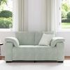 vidaXL Loveseat Sofa Light Grey 120 cm Velvet