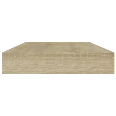 vidaXL Bookshelf Boards 4 pcs Sonoma Oak 80x10x1.5 cm Engineered Wood