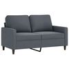vidaXL 4 Piece Sofa Set with Cushions Dark Grey Velvet
