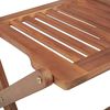 vidaXL Folding Outdoor Chairs with Cushions 8 pcs Solid Wood Acacia