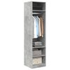 vidaXL Wardrobe Concrete Grey 50x50x200 cm Engineered Wood