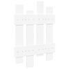 vidaXL Wall-Mounted Coat Rack White 60 x 3 x 82 cm Engineered wood