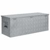 vidaXL Aluminium Box 110.5x38.5x40 cm Silver