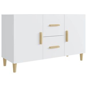 vidaXL Sideboard | White | Engineered Wood | Medium | Sideboard | Rectangular