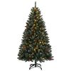 vidaXL Artificial Christmas Tree 150 LEDs 120 cm