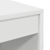 vidaXL Desk with Drawer 2 pcs White