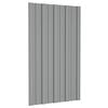 vidaXL Roof Panel 36 pcs Grey 80 x 45 cm Galvanised steel