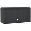 vidaXL Storage Box | Anthracite | Polypropylene | 114 x 47 x 60 cm | Storage Box
