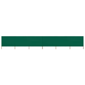 vidaXL 6-panel Wind Screen Fabric 800x160 cm Green