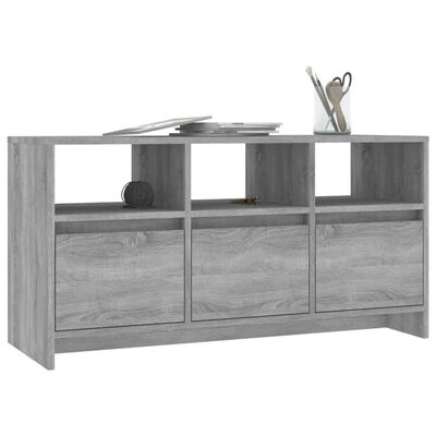 vidaXL TV Cabinet Grey Sonoma 102x37.5x52.5 cm Engineered Wood