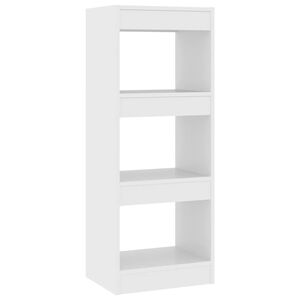 vidaXL Book Cabinet | White | Engineered Wood | Small | Book Cabinet
