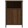 vidaXL Bedside Cabinet Brown Oak 40x42x60 cm Engineered Wood