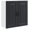 vidaXL Dishwasher Panel Kalmar Black 80 x 31 x 80 cm Engineered Wood