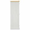 vidaXL Wardrobe Mexican Pine Corona Range 3 Doors White