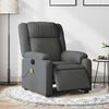 vidaXL Electric Massage Recliner Chair Dark Grey Fabric