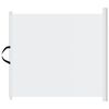 vidaXL Retractable Pet Gate White 102.5x125 cm