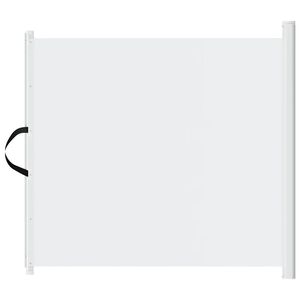 vidaXL Retractable Pet Gate White 102.5x125 cm