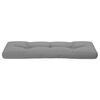 vidaXL Pallet Cushion Grey 120x40x12 cm Fabric