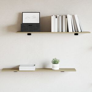 vidaXL Bookshelf Boards 8 pcs Sonoma Oak 100x20x1.5 cm Engineered Wood