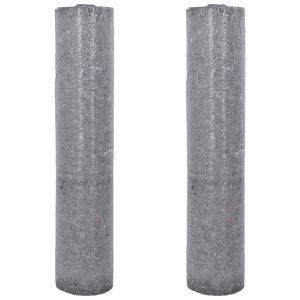 vidaXL Non-slip Painter Fleeces 2 pcs 25 m 220 g/m&sup2; Grey
