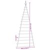 vidaXL&nbsp;Hanging Christmas Tree with Top Star 100x210 cm Natural Branch