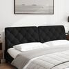 vidaXL Headboard Cushion Black 180 cm Velvet