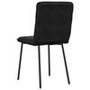 vidaXL Dining Chairs 6 pcs Black Velvet