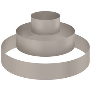 vidaXL Garden Planter Brown 120 x 120 x 20 cm Weathering Steel