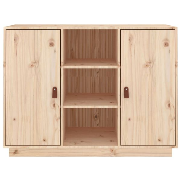 vidaXL Sideboard 100x40x75 cm Solid Wood Pine