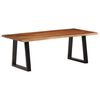 vidaXL Coffee Table Honey Brown 110x55x40 cm Solid Wood Acacia