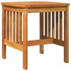 vidaXL Side Table Oil Natural Solid Acacia Wood