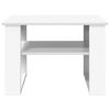vidaXL Coffee Table with Storage White 64 x 54 x 44 cm Engineered Wood