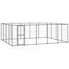 vidaXL Outdoor Dog Kennel Steel 24,2 m&sup2;