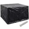 vidaXL Garden Furniture Cover | Black | Polyethylene | 135 x 135 x 90 cm