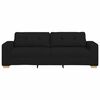 vidaXL 3-Seater Sofa Black 180 cm Fabric